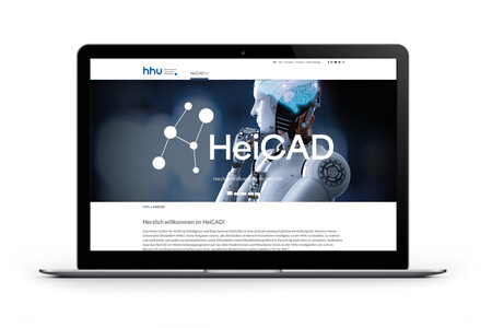 Design KI-Forschung an der HHU der Agentur Federmann und Kampcyzk design