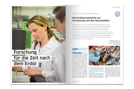 Printmedien für OHM-Journal der Agentur Federmann und Kampcyzk design