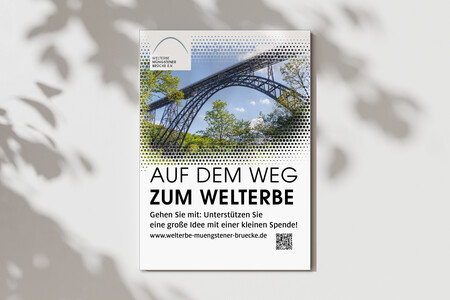 Printmedien für Welterbe Müngstener Brücke der Agentur Federmann und Kampcyzk design