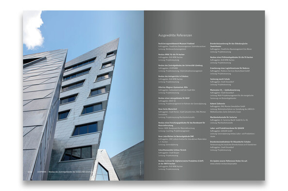 Imagebroschüre Federmann und Kampczyk design