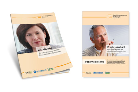 Printmedien für Leitlinienprogramm Onkologie der Agentur Federmann und Kampcyzk design